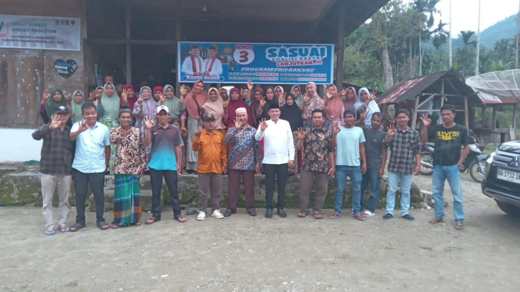 Cabup Sabar AS Sampaikan Program Pembangunan Yang Berkelanjutan dan Berkesinambungan