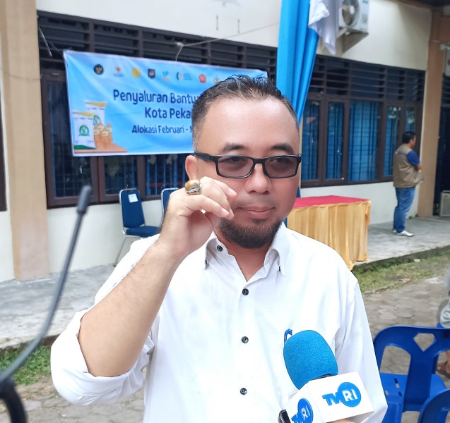 Pemprov Riau Salurkan Bantuan Pangan, Jaga Stabilitas Jelang Lebaran