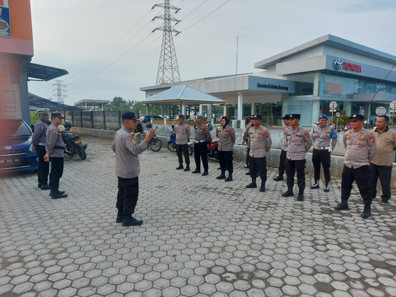 Polres Kuansing Laksanakan Pengamanan Di Dua Lokasi Titik Kampanye Tatap Muka Pemilu 2024 Di Kabupaten Kuansing