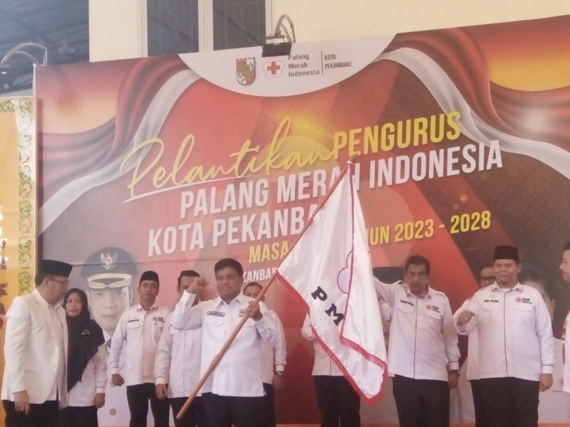 Abdul Jamal M.Pd Resmi Pimpin (PMI) Kota Pekanbaru Periode 2023_2028