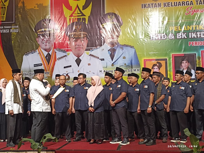 Romi Syafrin Resmi Pimpin IKTD Pekanbaru, Siap Pererat Silaturahmi dan Dukung Program Pemerintah