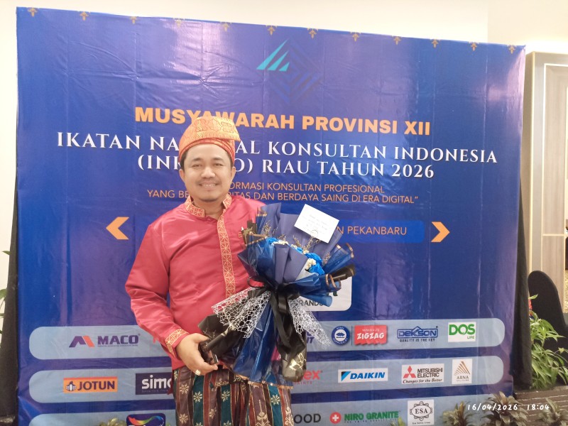 Rika Putra Kembali Nahkodai INKINDO Riau, Usung Transformasi Konsultan di Era Digital