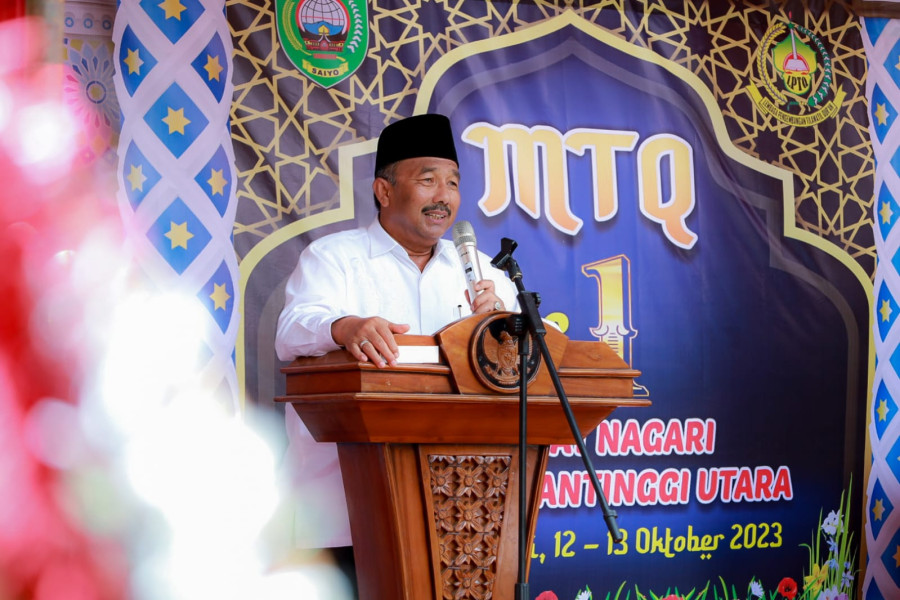 Bupati Pasaman Benny Utama Buka MTQ Perdana Nagari Padang Matinggi Utara