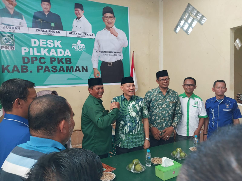 Giliran DPC PKB Pasaman Disambangi Sabar AS untuk Mendaftar Menjadi Bakal Calon Bupati