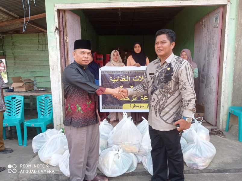 LPAI Rohul Gandeng Yayasan Rhoudhotil Madinah,Serahkan Bantuan Korban Kebakaran