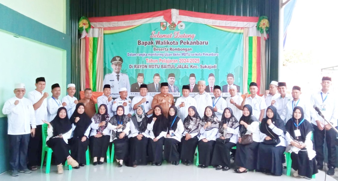 Ujian Akhir MDTU Pekanbaru Dimulai, Cetak Generasi Emas Berakhlak Mulia