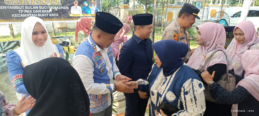 Sambut Bulan Suci Ramadhan 1146 Hijriah,TP PKK dan BKMT Kecamatan Bukit Raya Gelar Acara Silaturahmi