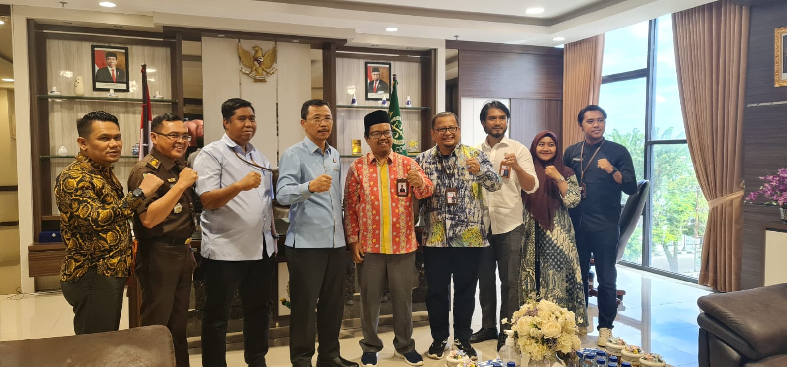 Bawaslu Riau Bertemu Kajati Bahas Sentra Penegakan Hukum Terpadu (Gakkumdu) Pemilu 2024 Mendatang
