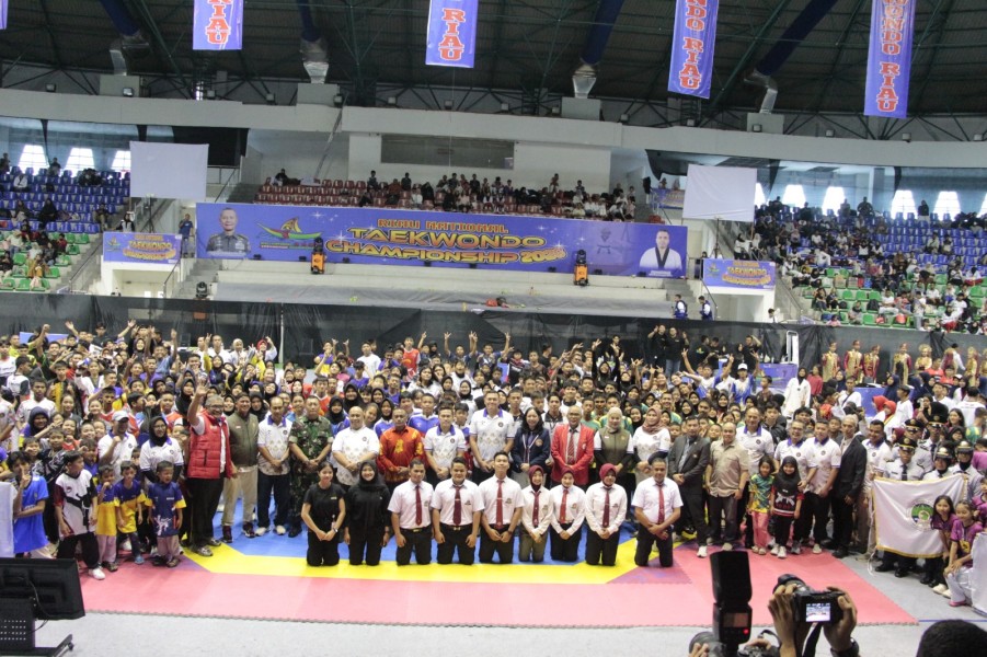 Riau National Taekwondo Championship 2026 Resmi Bergulir Libatkan Ribuan Atlet