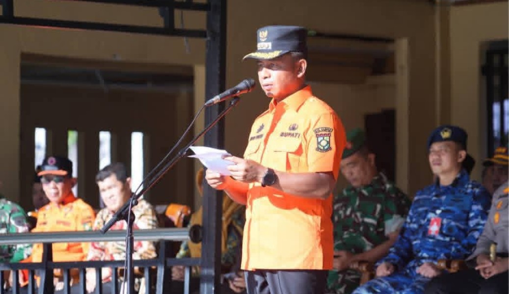 Bupati Kampar Pimpin Apel Siaga Karhutla 2026, Perkuat Kesiapan Hadapi Musim Kemarau