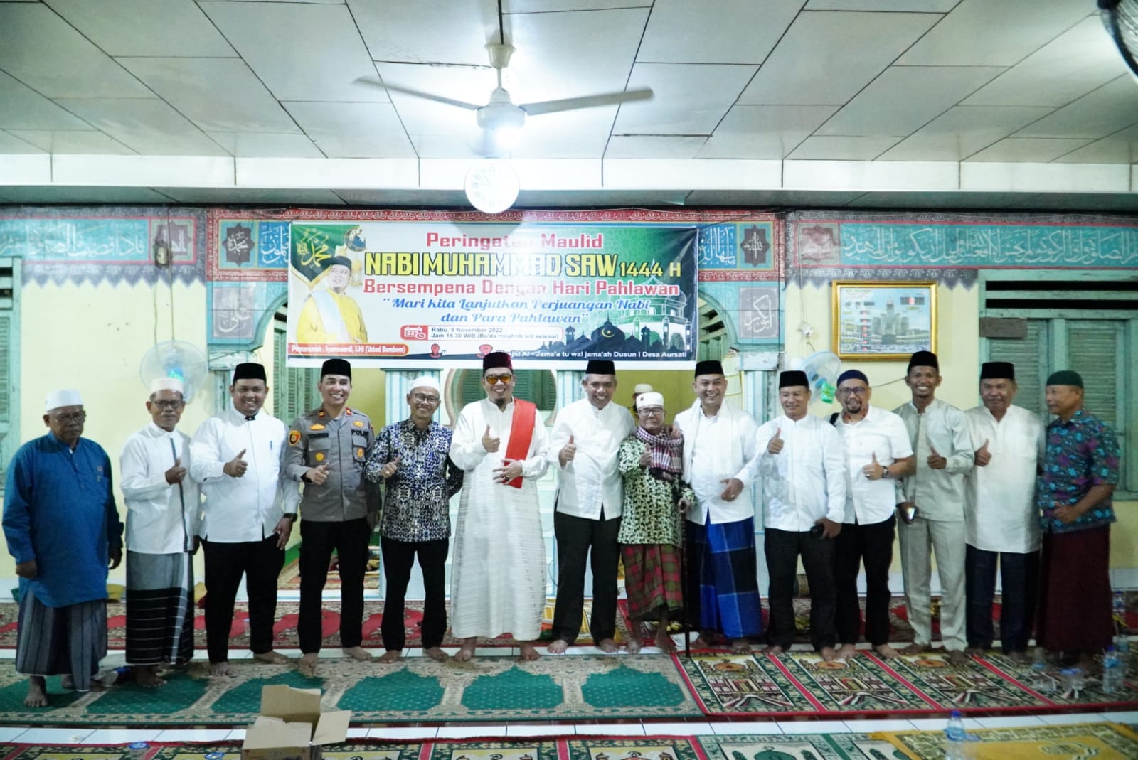 Pj. Bupati Kampar Sampaikan Makna dan Lanjutkan Perjuangan Nabi dan para Pahlawan