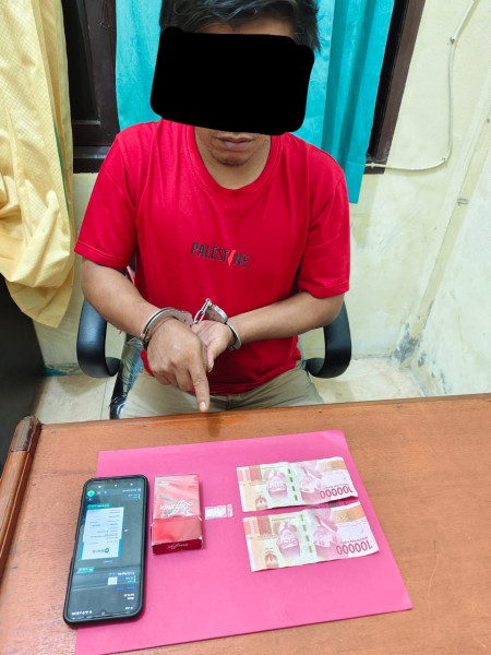 Polsek Benai Ungkap Penjualan Narkotika Jenis Sabu di Desa Benai Kecil