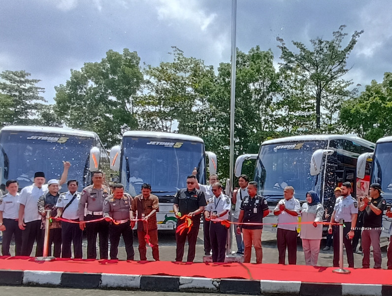 Menggunakan 10 Unit Bodi Jetbus 5 MHD,Bus AKAP PO NPM Buka Rute Baru Padang_Dumai