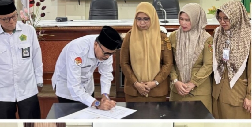 Sinergi untuk Generasi Masa Depan, Kemenag dan DP3PM Pekanbaru Teken MoU Evaluasi Kota Layak Anak