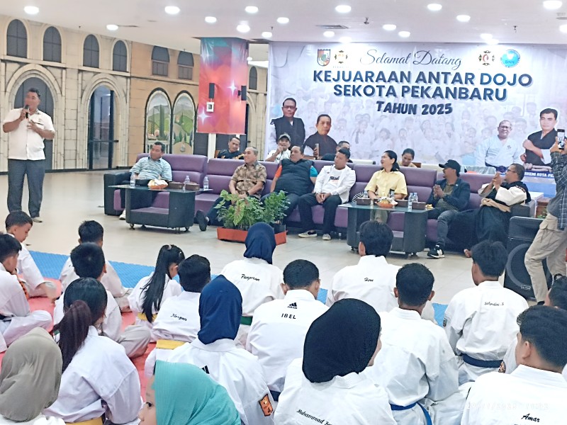 Kejuaraan Antar Dojo Pekanbaru 2025 Resmi Bergulir,Para Atlet Unjuk Kemampuan