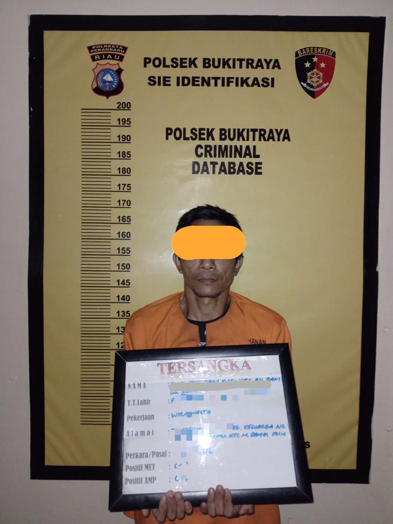 Polsek Bukit Raya Ungkap Kasus Tindak Pidana Narkotika Jenis Shabu.