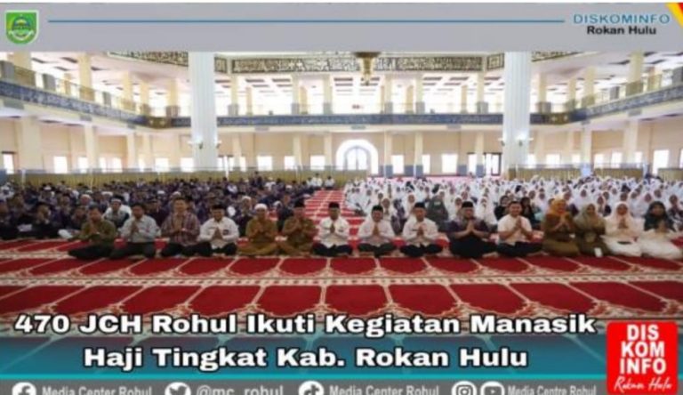 470 JCH Rohul Ikuti Kegiatan Manasik Haji Tingkat Kabupaten Selama 3 Hari