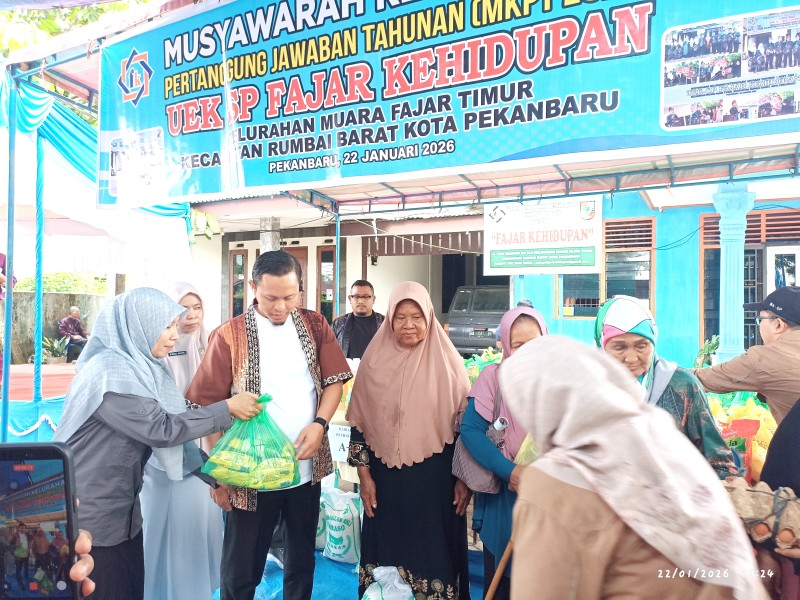 Wali Kota Pekanbaru Apresiasi UEK-SP Fajar Kehidupan, Tertinggi Se-Provinsi Riau