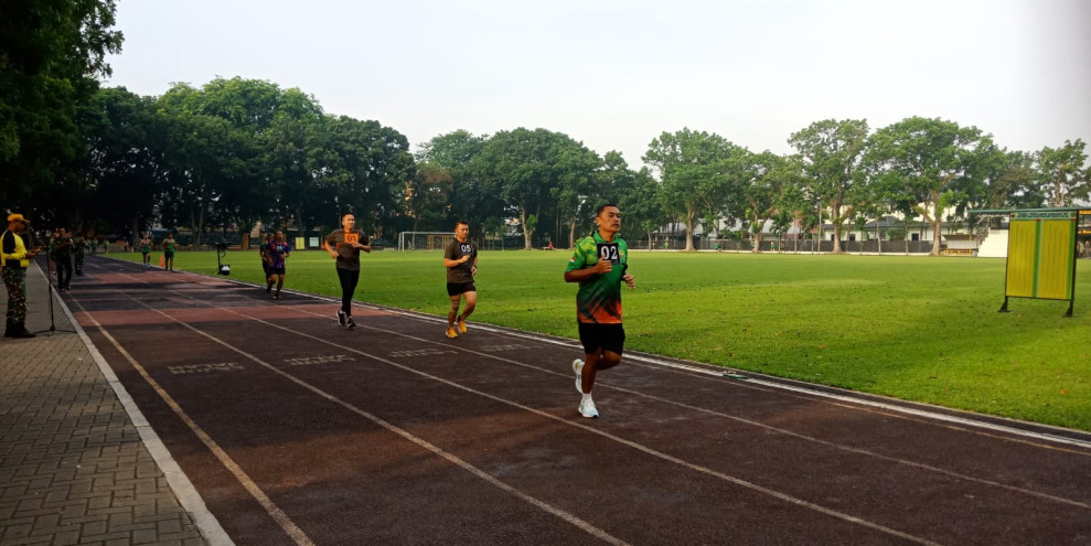 Kababinminvetcad Kodam I / Bukit Barisan Melaksanakan Kesegaran Jasmani Periodik I Tahun 2024