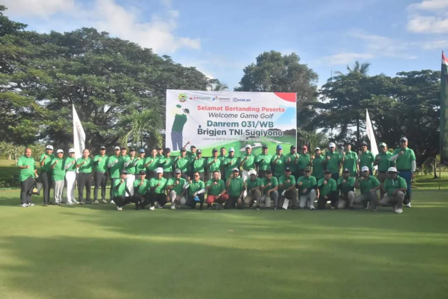 Danrem 031/WB Gelar Turnamen Golf Bertajuk 