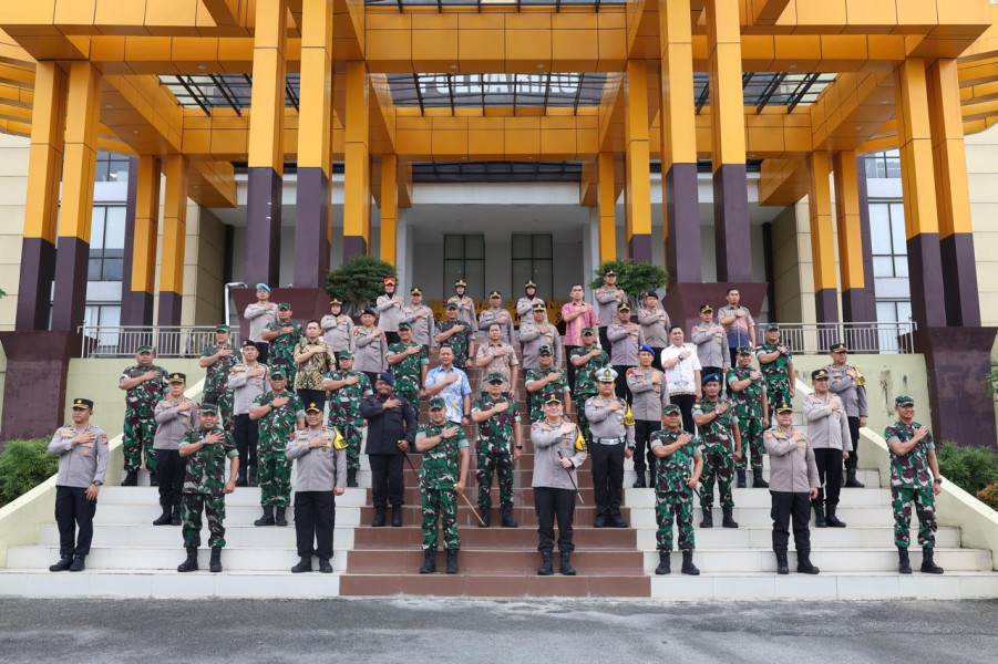 Kapolda Riau Irjen Pol Mohammad Iqbal terima kunjungan Panglima Komando Daerah Militer I/Bukit Barisan