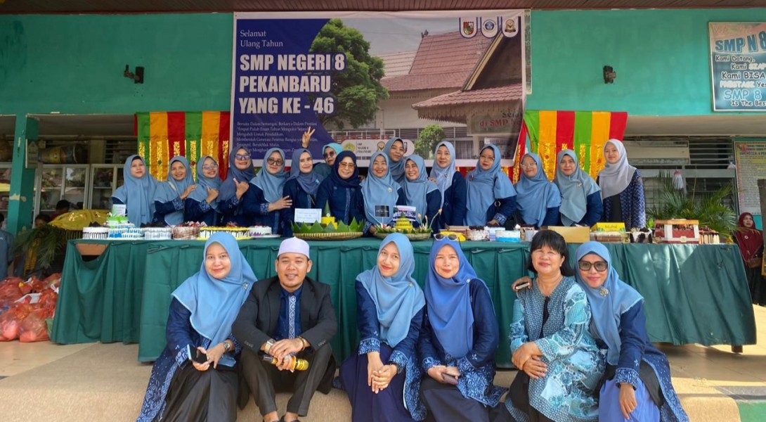 SMP Negeri 8 Pekanbaru Rayakan HUT ke-46: Dorong Siswa Lebih Termotivasi dan Berprestasi