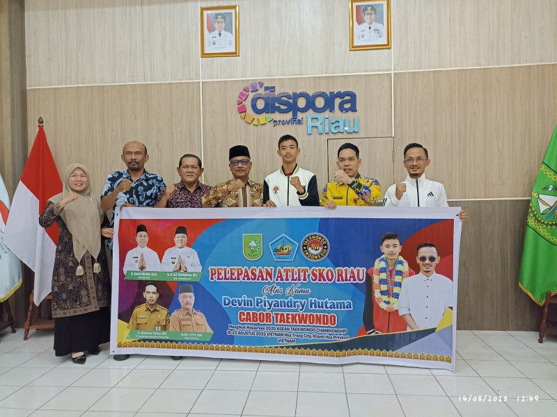 Kadispora Riau Lepas Atlet SKO ke Pelatnas dan Kejuaraan ASEAN