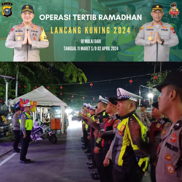 Polres Meranti Lakukan Rutinitas Harkamtibmas Selama di Bulan Ramadhan
