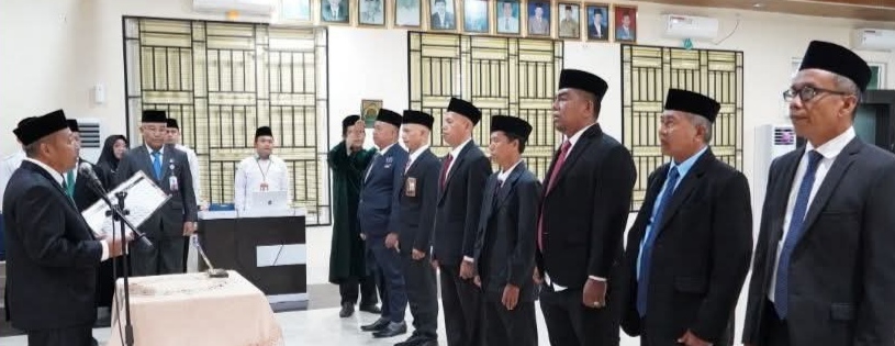 Pejabat Kemenag Riau Dilantik, Muliardi Tekankan Integritas dan Dedikasi