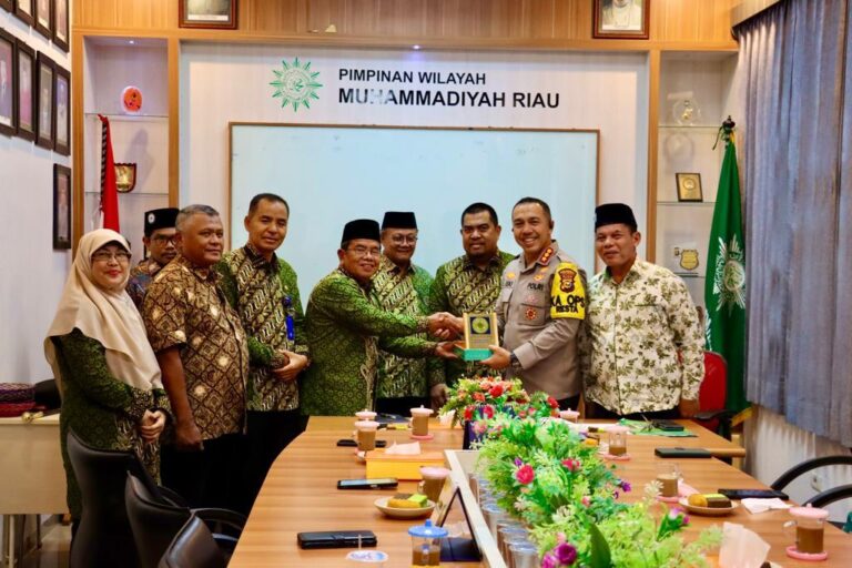 Ajak Jaga Situasi Kamtibmas,Kapolresta Pekanbaru Silaturahmi dengan Pimpinan Wilayah Muhammadiyah