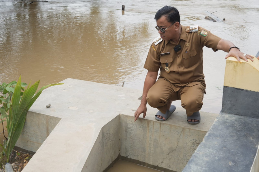 Keseriusan Bupati Terkait Perbaikan Jembatan Gantung Peboun Berbuah Manis,Tim Kementerian PU Sambangi Lokasi Jembatan Gantung