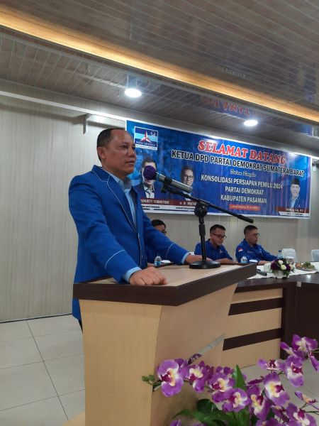 Ketua Demokrat Pasaman Sabar AS Mendoakan AHY Jadi Cawapres di Pilpres 2024
