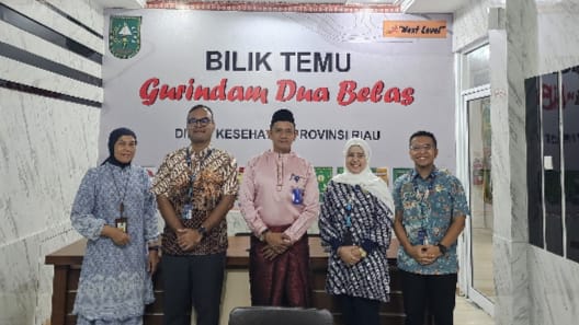 Jasa Raharja Riau Silaturahmi bersama Dinas Kesehatan Provinsi Riau