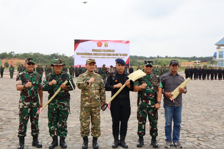 TMMD ke-127 Kodim 0301/Pekanbaru Siap Dukung Pembangunan Daerah