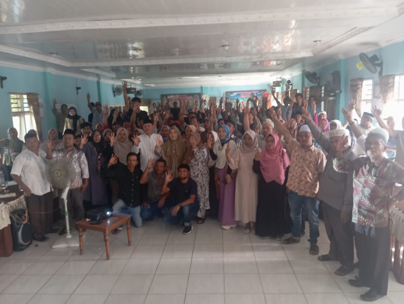 Beri Pembekalan Saksi,Cabup Sabar AS Nomor Urut 3 Pastikan Kesiapan Saksi TPS
