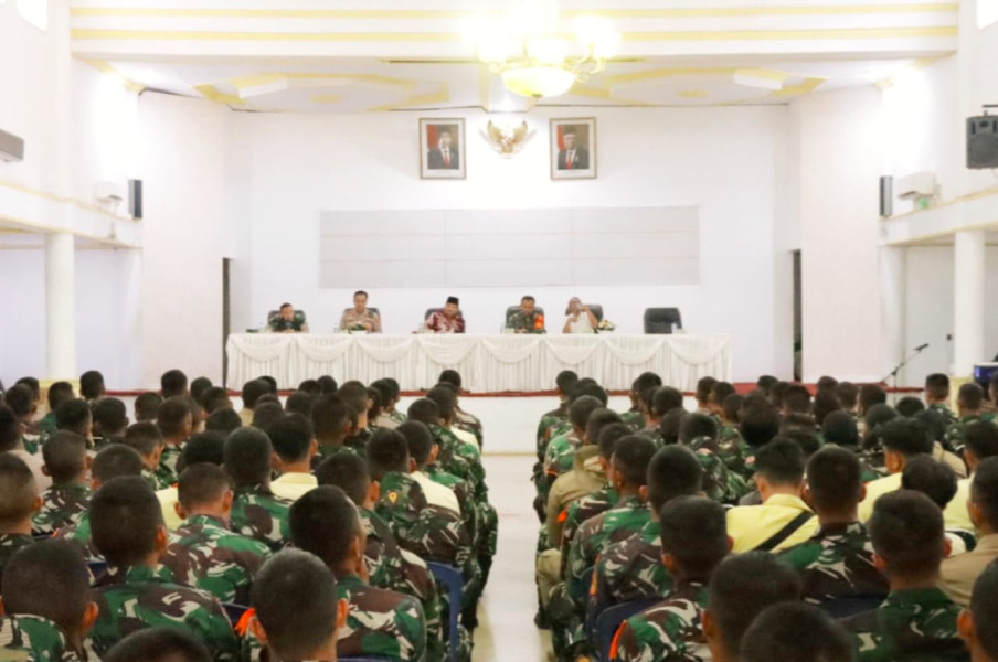 Taruna Gabungan AKPOL, AKMIL, IPDN dan BSSN Latihan Integrasi di Pasaman