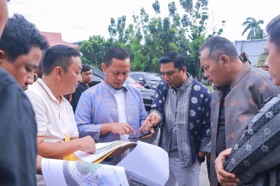 Ditata Kembali,Wako Pekanbaru Tinjau Kawasan MPP