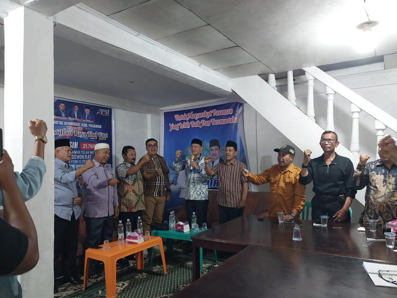 Hadiri Pembentukan Timses,Sabar AS Sebut Paslon Sasuai Paling Ideal Di Ajang Pilkada Pasaman 2024