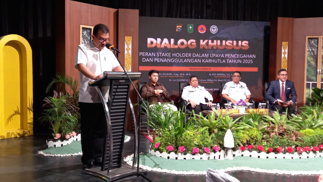 Ditintelkam Polda Riau Gelar Dialog Khusus Bertajuk Peran Stakeholder Dalam Upaya Pencegahan Dan Penanggulangan Karhutla