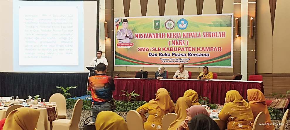 MKKS SMA/SLB Se_Kabupaten Kampar Laksanakan Buka Puasa Bersama