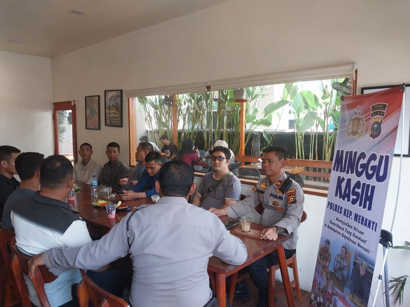 Polres Meranti Sampaikan Hal ini kepada Jemaat Gereja HKBP Selat Panjang