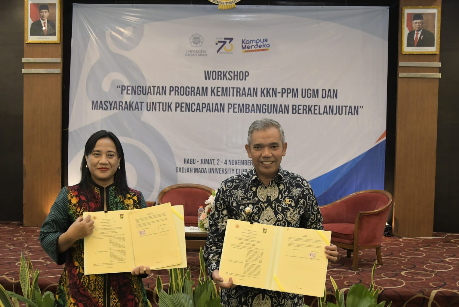 Pj. Bupati Kampar Lakukan MoU Bersama Universitas Gajah Mada (UGM) Terkait KKN PPM