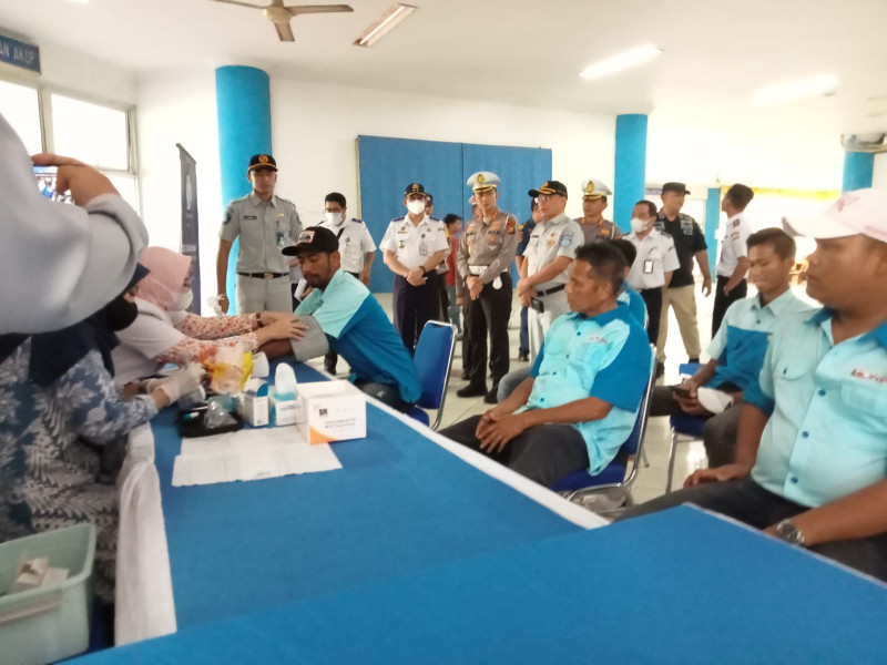 Dirlantas Polda Riau Bersama Jasa Raharja Kunjungi Terminal AKAP Pekanbaru