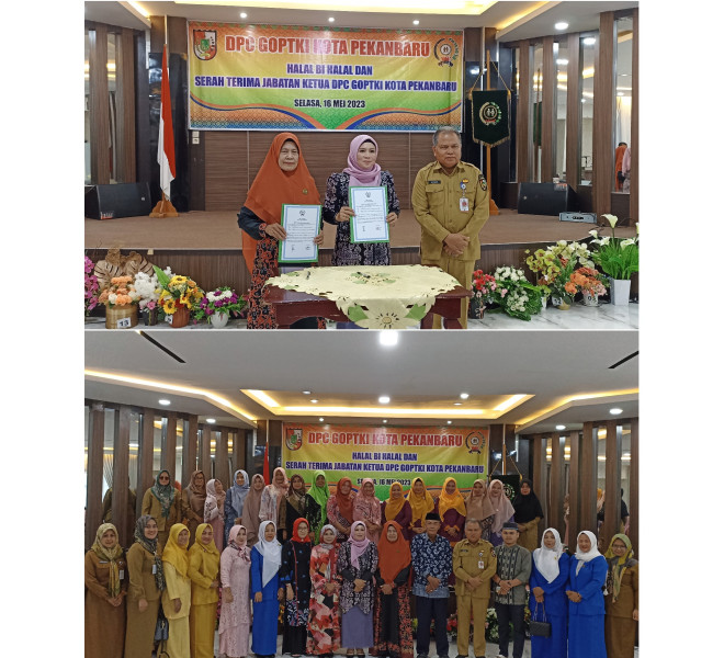 Gabungan Organisasi Penyelenggara Taman Kanak_Kanak Indonesia DPC (GOPTKI) Kota Pekanbaru Gelar Acra Sertijab dan Halal Bihalal
