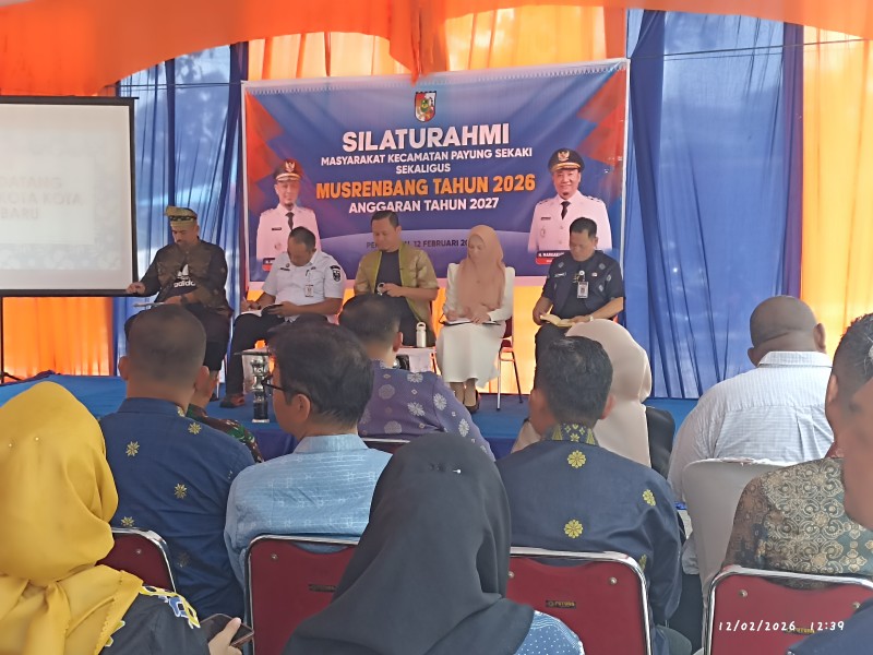 Kecamatan Payung Sekaki Gelar Silaturahmi dan Musrenbang, Infrastruktur Jadi Prioritas
