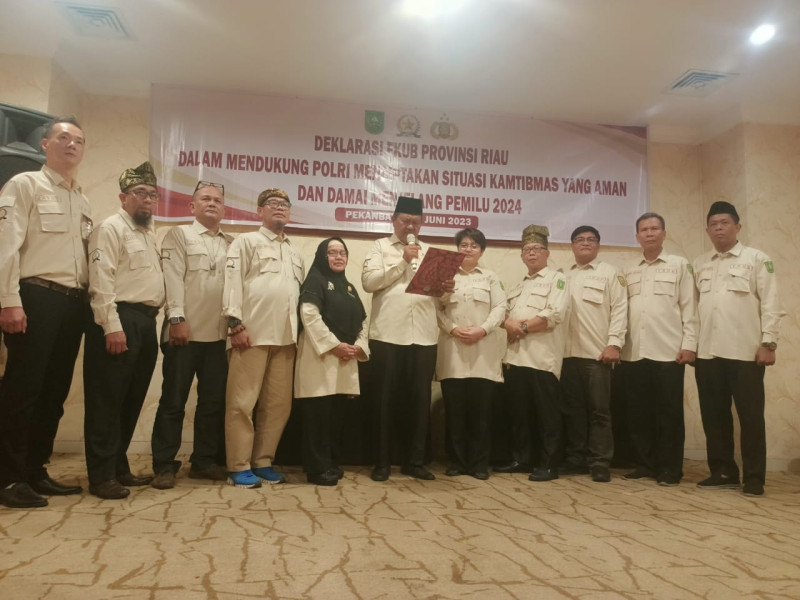 FKUB Provinsi Riau Dukung Polri Ciptakan Kamtibmas Jelang Pemilu 2024 Antar Lintas Agama