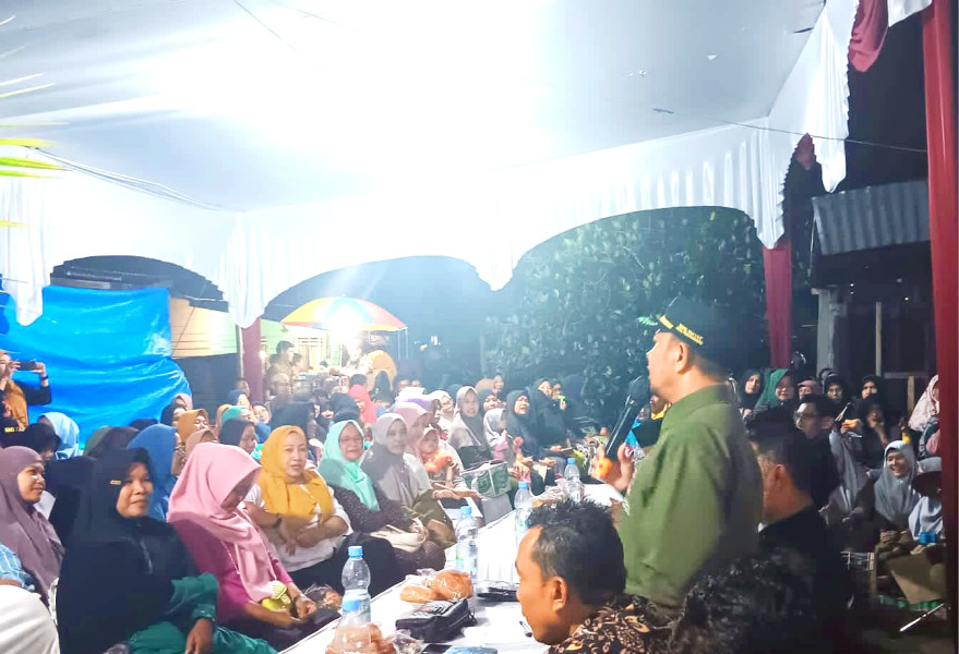 Anggota DPRD Pekanbaru Dari Partai Gerindra Nurul Ikhsan Menjemput Aspirasi Masyarakat RW 01 Sidomulyo Timur