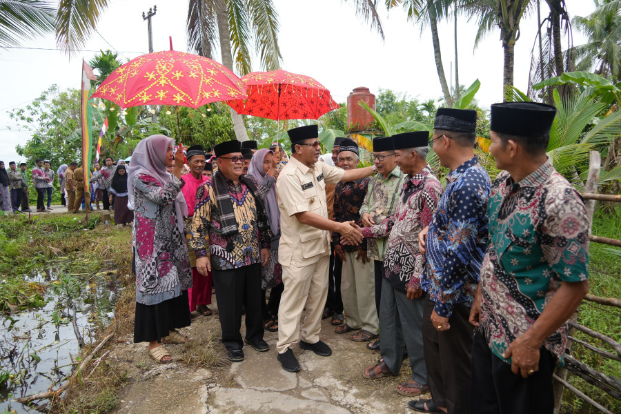 Penghulu Desa Danau kenegerian Koto Rajo Ajak Masyarakat Dukung Kepemimpinan Bupati Suhardiman