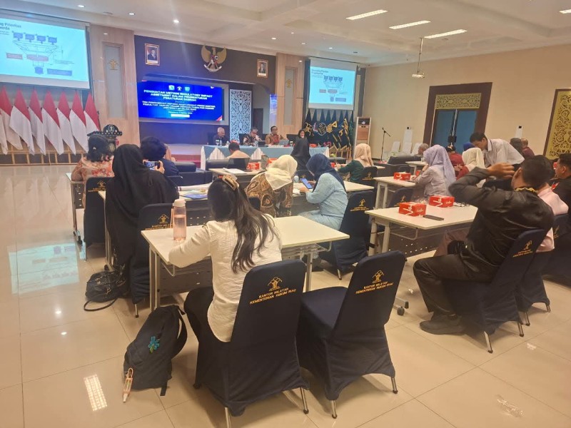 Kanwil Kemenkum Riau Perkuat Penyusunan Perda Berkualitas Lewat Pendekatan Regulatory Impact Assessment